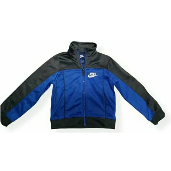 Nike Blue Zip Up Kids Jacket with Pockets - Picture 2 of 5